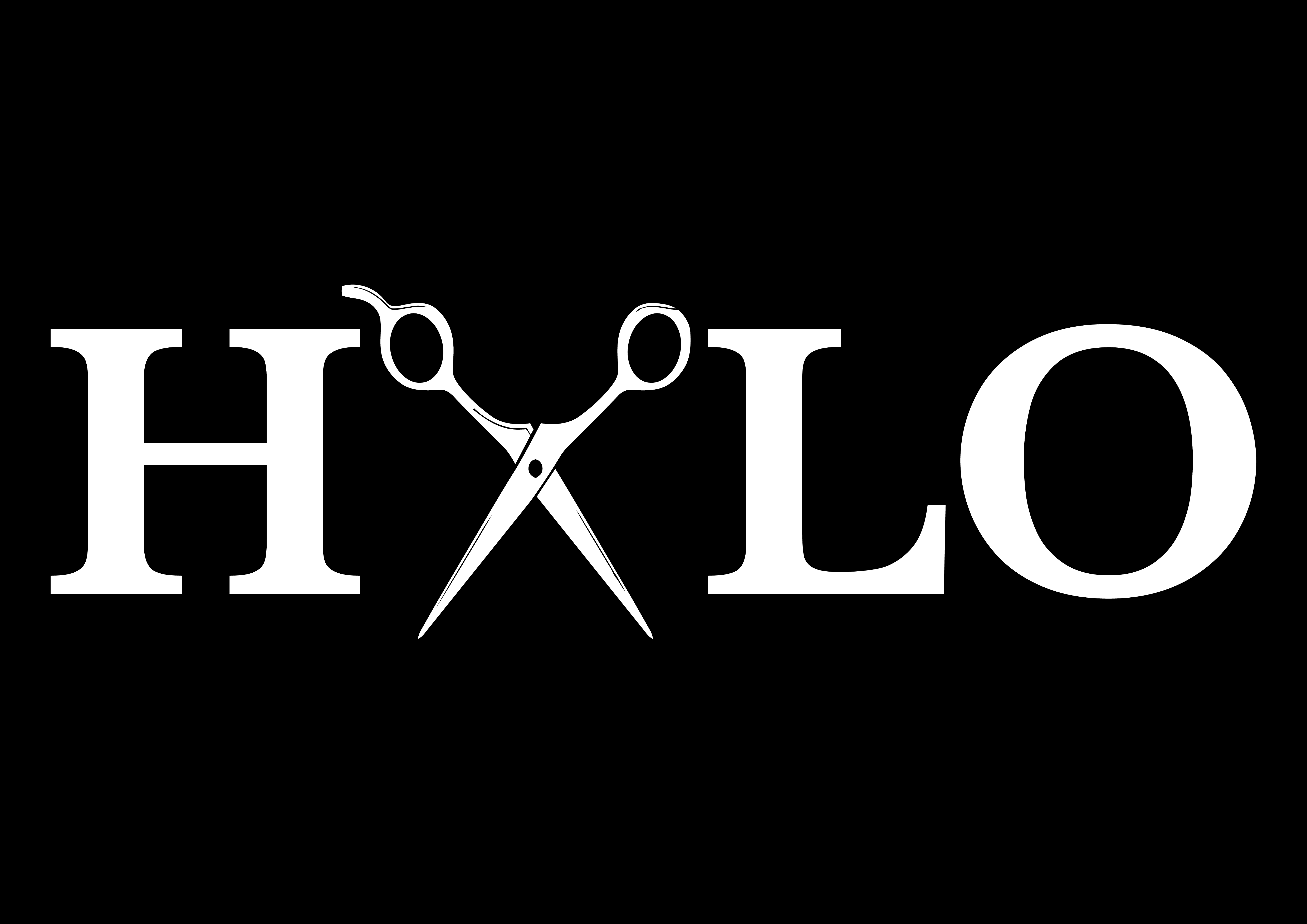logo for orpington barbers/haidressers 244halo located on orpington high street. 
orpington high street