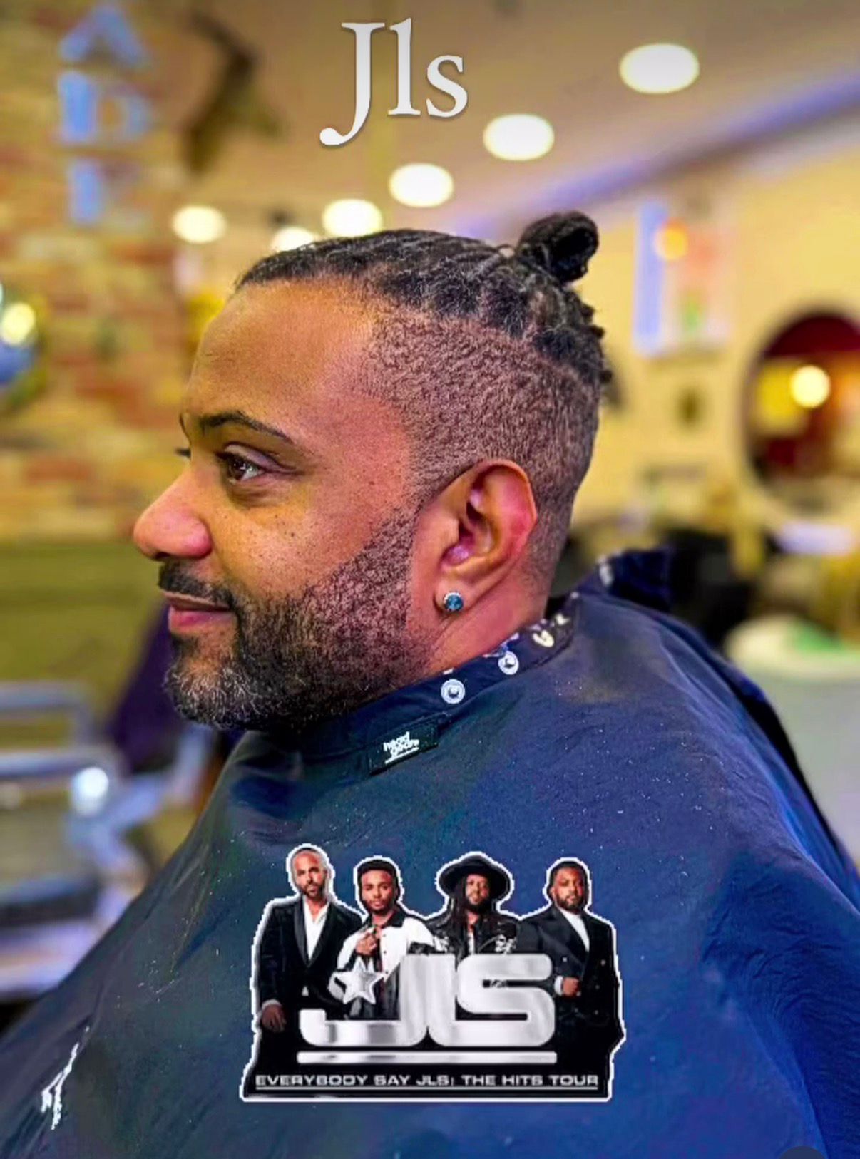 JLS haircut session at Halo Hair Orpington